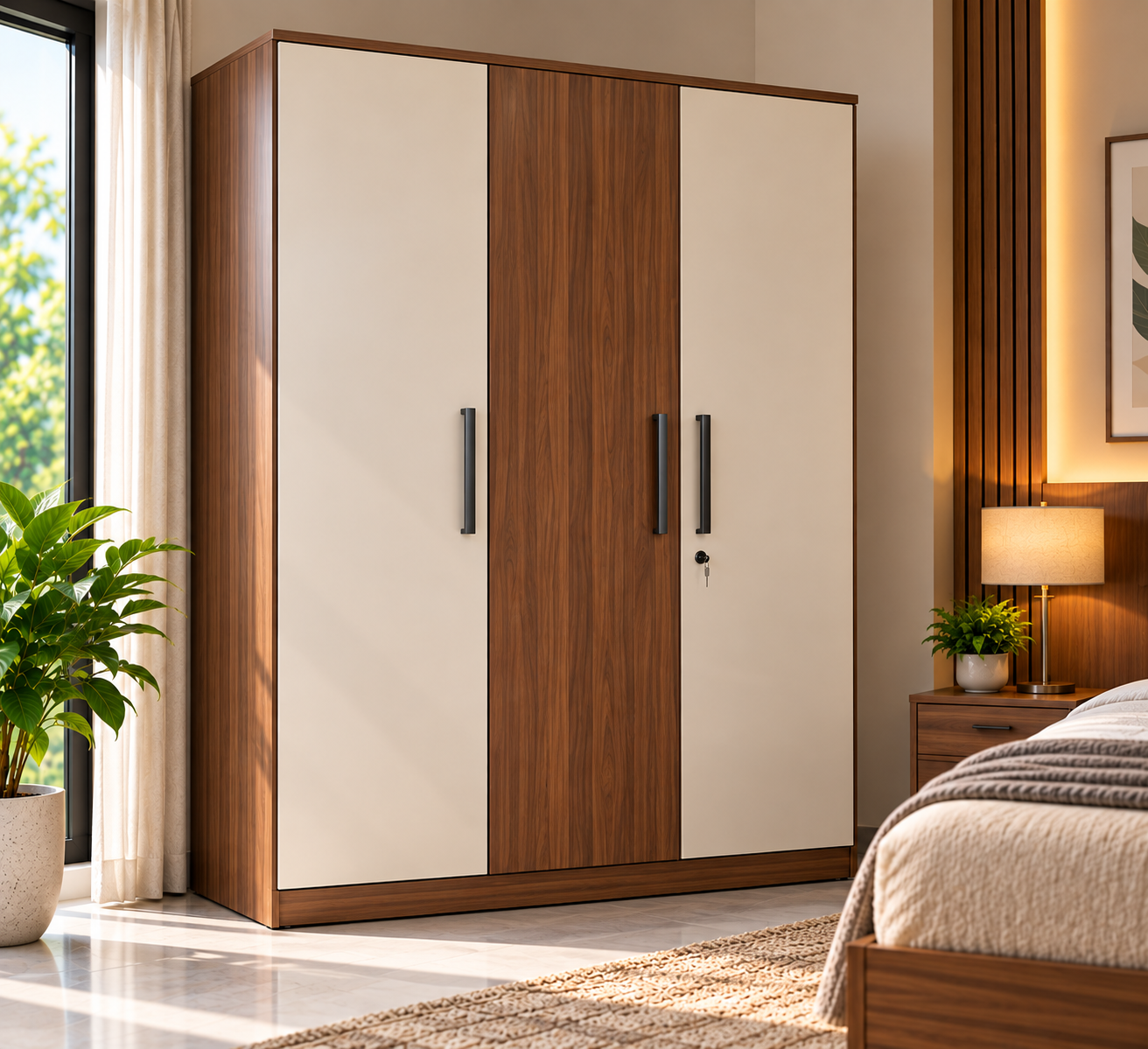 Wardrobe 3 Door in Venjaramood — Bismi Enterprises