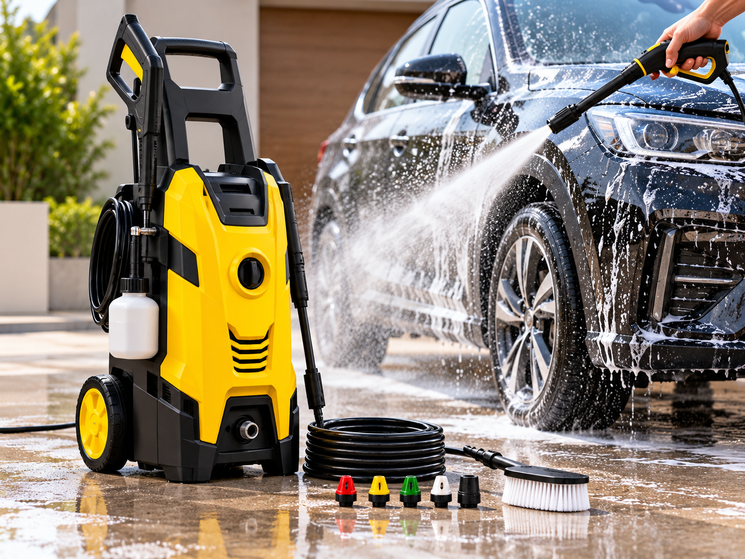 Car Washer in Venjaramood — Bismi Enterprises